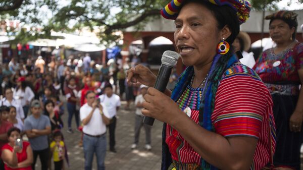 Thelma Cabrera, dirigente del pueblo maya mam - Sputnik Mundo