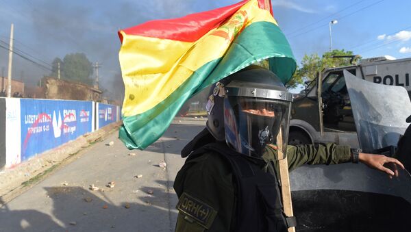 Disturbios en Bolivia - Sputnik Mundo