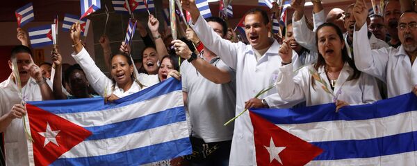 Médicos cubanos Médicos cubanos - Sputnik Mundo