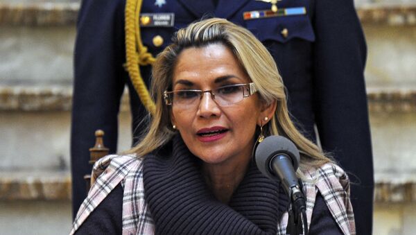  Jeanine Áñez, presidenta de facto de Bolivia - Sputnik Mundo
