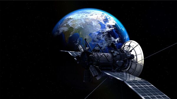Un satélite en el espacio (imagen referencial) - Sputnik Mundo