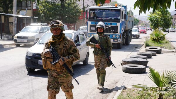 Militares en las calles de Bolivia - Sputnik Mundo