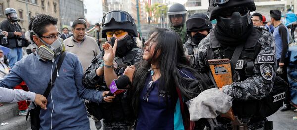 Protestas en Bolivia Protestas en Bolivia - Sputnik Mundo