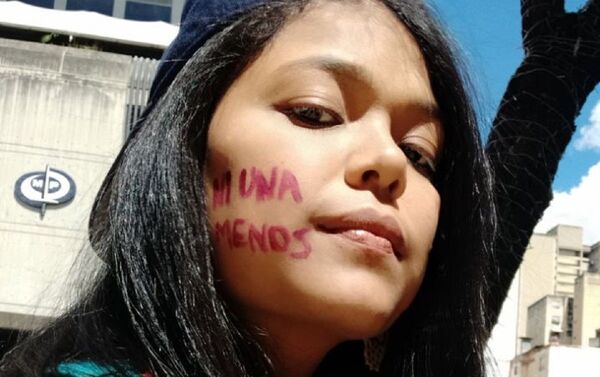 Ni una menos - marcha contra la violencia de género en Caracas - Sputnik Mundo