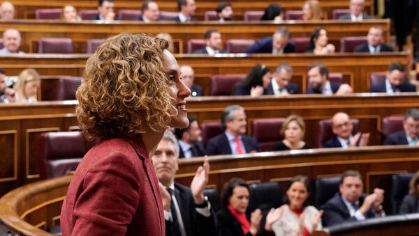 Meritxell Batet socialista eligida como presidenta de la Cámara Baja del Congreso de los Diputados de España - Sputnik Mundo
