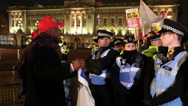 Protestas en Londres, Reino Unido - Sputnik Mundo