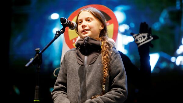 Greta Thunberg, activista medioambiental sueca - Sputnik Mundo