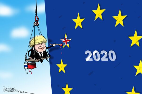 Comienza el Brexit con la Unión Europea de luto Comienza el Brexit con la Unión Europea de luto - Sputnik Mundo