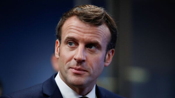 Emmanuel Macron, el presidente de Francia - Sputnik Mundo