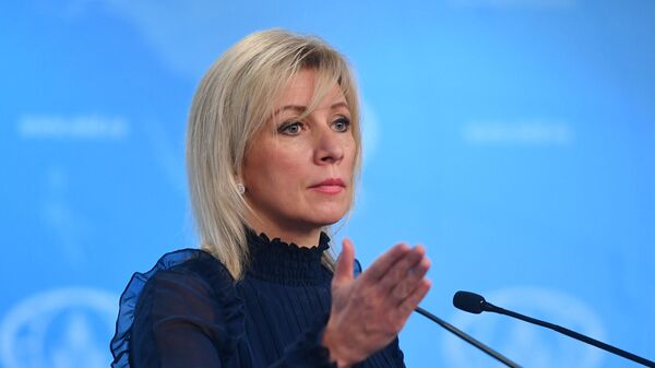 María Zajárova, la portavoz de la Cancillería rusa  - Sputnik Mundo