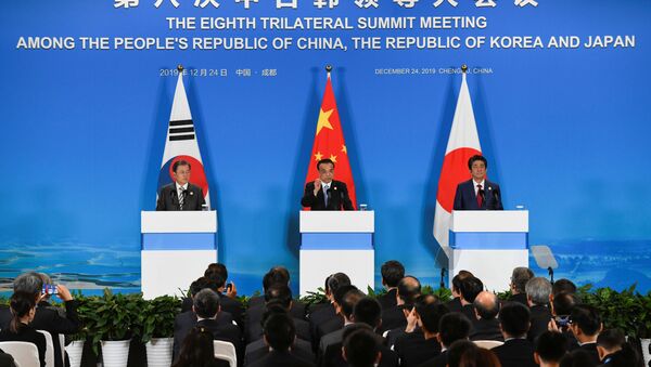 La cumbre tripartita de Corea del Sur, China y Japón - Sputnik Mundo
