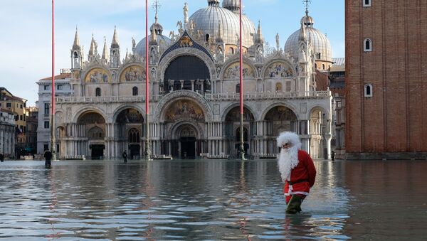 Inundación en Venecia - Sputnik Mundo