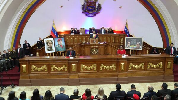 Presidente Nicolás Maduro presenta Mensaje Anual a la Nación 2019 desde la Asamblea Nacional Constituyente - Sputnik Mundo