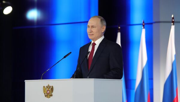 Putin comunica su mensaje anual a la Asamblea Federal - Sputnik Mundo