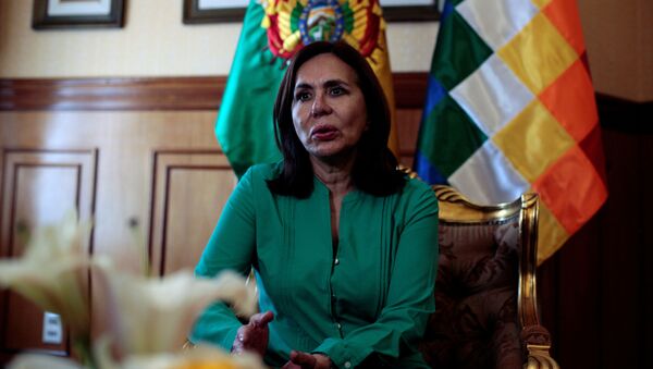 Karen Longaric, la canciller de facto de Bolivia - Sputnik Mundo