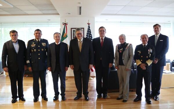 La visita del fiscal general estadounidense William Barr, quien se reunió con el canciller Marcelo Ebrard y el Gabinete de Seguridad mexicano - Sputnik Mundo