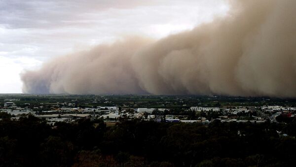Tormenta de polvo en Australia, foto de archivo - Sputnik Mundo
