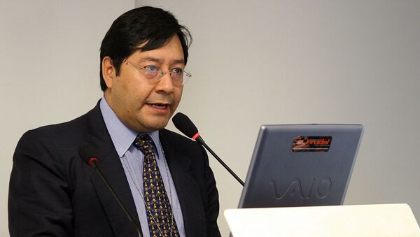 El exministro de Economía de Bolivia Luis Arce Catacora - Sputnik Mundo
