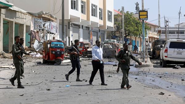 La policía somalí en Mogadiscio (archivo) - Sputnik Mundo