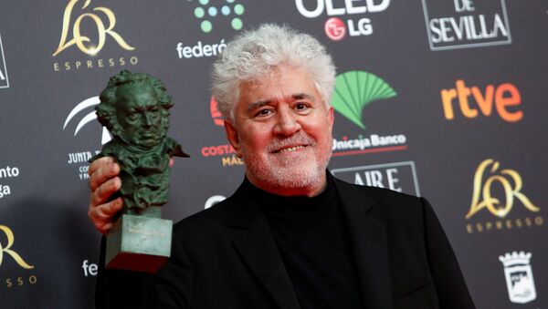 Director de cine español Pedro Almodóvar durante los premios Goya 2020 - Sputnik Mundo
