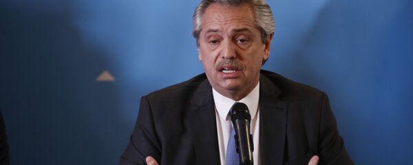 Alberto Fernández, presidente de Argentina Alberto Fernández, presidente de Argentina - Sputnik Mundo