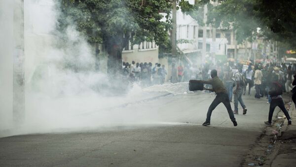 Protestas en Puerto Príncipe, Haití - Sputnik Mundo