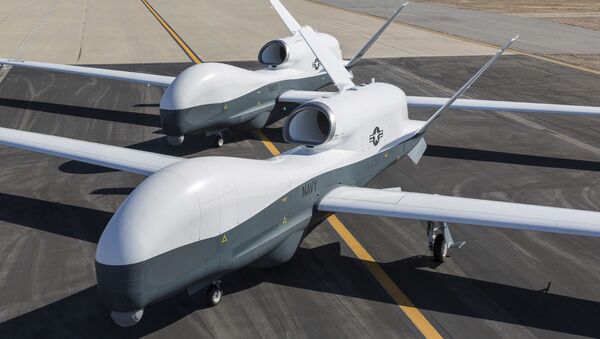 Drones estadounidenses MQ-4C Triton - Sputnik Mundo