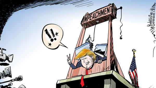El 'impeachment' contra Trump: la guillotina se rompe - Sputnik Mundo