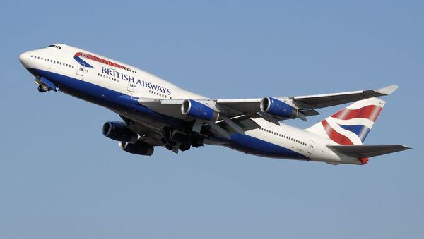 Un Boeing 747-400 de British Airways - Sputnik Mundo