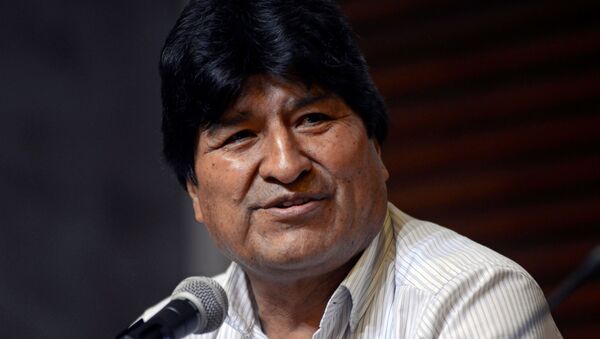 Evo Morales, expresidentede Bolivia - Sputnik Mundo