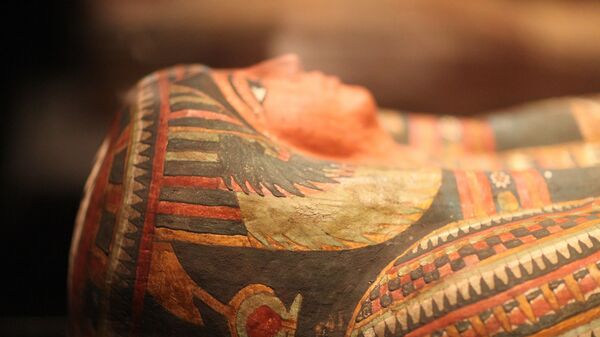 Un sarcófago de una momia egipcia - Sputnik Mundo