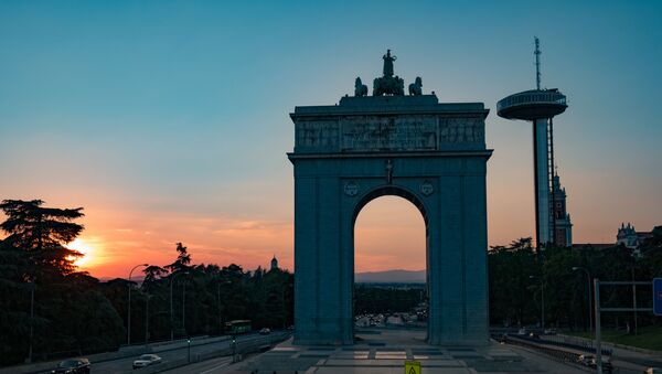 El Arco de la Victoria en Moncloa (Madrid) - Sputnik Mundo