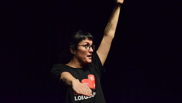 Pamela Palenciano, autor de la obra 'No solo duelen los golpes' - Sputnik Mundo