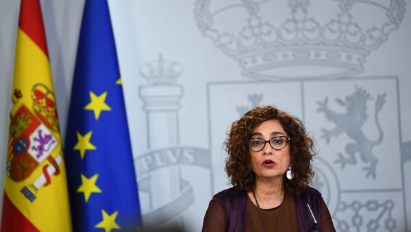 María Jesús Montero, ministra de Hacienda y portavoz del Gobierno español - Sputnik Mundo