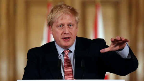 Boris Johnson, primer ministro británico  - Sputnik Mundo