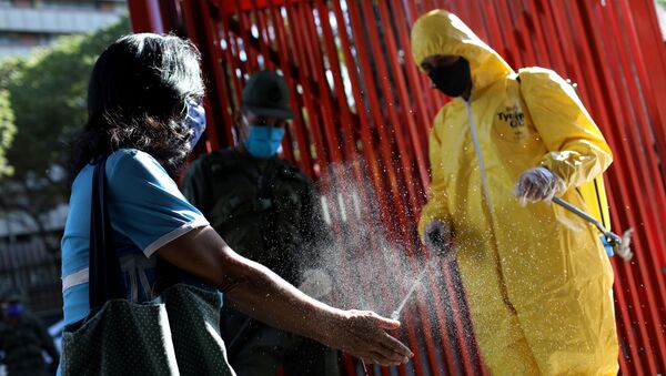 Desinfección en Venezuela - Sputnik Mundo