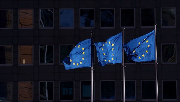 Banderas de la Unión Europea (UE) - Sputnik Mundo