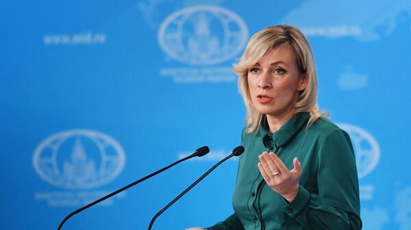 María Zajárova, portavoz del Ministerio de Asuntos Exteriores de Rusia  - Sputnik Mundo