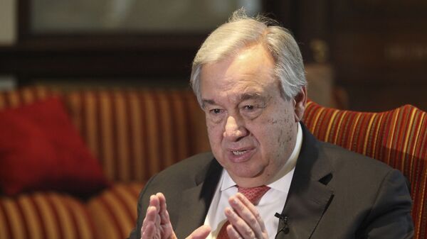 Antonio Guterres, el secretario general de la Organización de las Naciones Unidas (ONU) - Sputnik Mundo