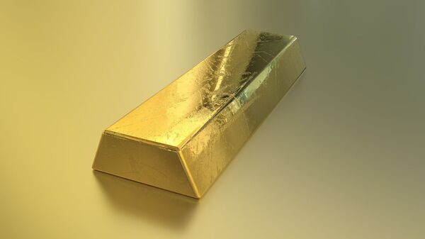 Un lingote de oro (imagen referencial) - Sputnik Mundo