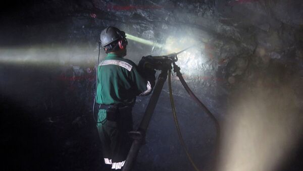 Trabajador de una minería mexicana (imágen referencial) - Sputnik Mundo