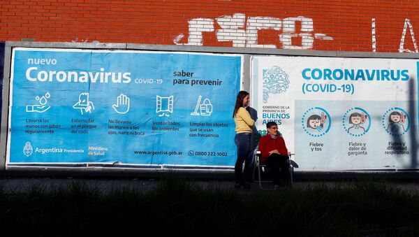 El coronavirus en Argentina - Sputnik Mundo