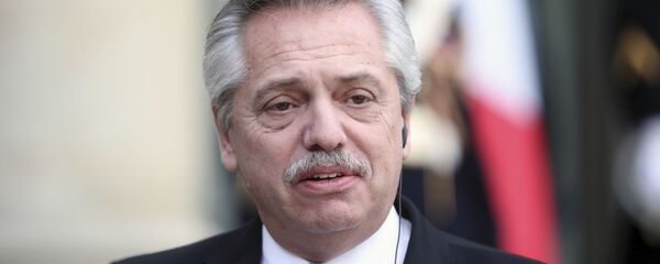 El presidente de Argentina, Alberto Fernández El presidente de Argentina, Alberto Fernández - Sputnik Mundo