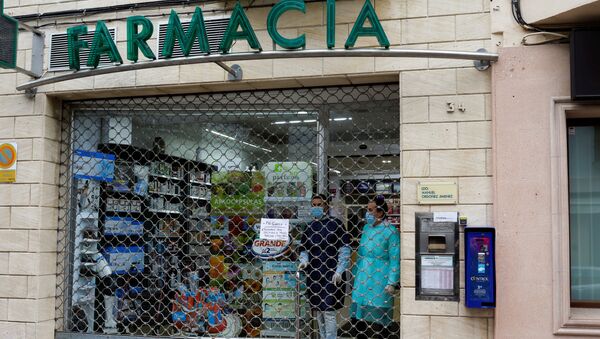 Una farmacia en España (imagen referencial) - Sputnik Mundo