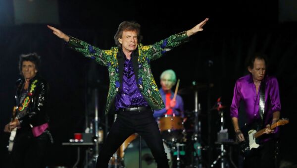 Los Rolling Stones durante un concierto en Californa, el agosto de 2019 - Sputnik Mundo