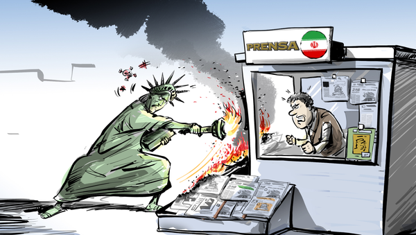 Terrorismo mediático: el Departamento del Tesoro de EEUU bloquea dominios web de medios iraníes  - Sputnik Mundo