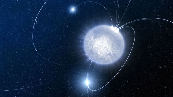 Un magnetar (ilustración) - Sputnik Mundo