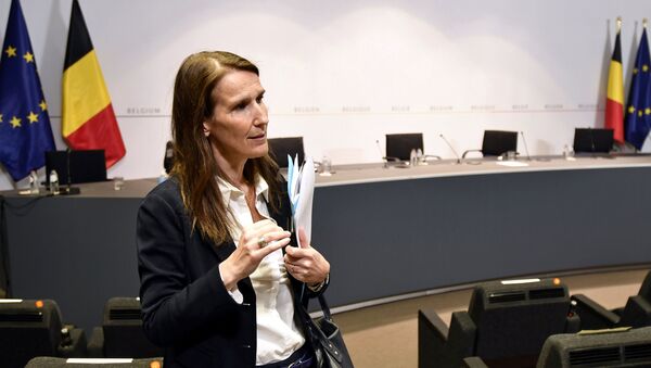 Sophie Wilmes, primera ministra belga - Sputnik Mundo
