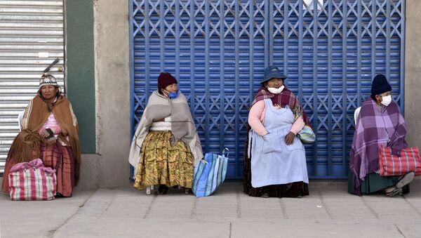 Mujeres indígenas en El Alto, Bolivia - Sputnik Mundo
