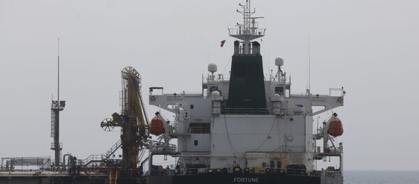 Un petrolero iraní en el puerto de Venezuela (archivo) Un petrolero iraní en el puerto de Venezuela (archivo) - Sputnik Mundo